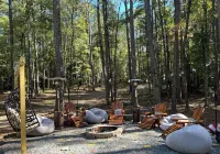 Mystic Woods, Ultimate Glamping 3 Tents, Sauna, 2 hot tub, & 3 firepits
