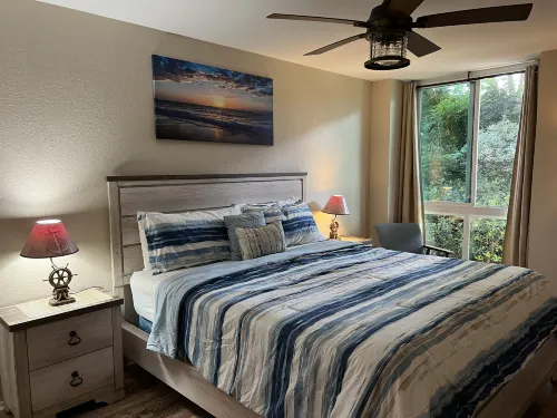 Charming Beach Hideaway with Garden View - Cozy Nautical Oasis