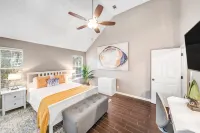 Retro Game Room and Upper Deck View - Charming Serene Haven