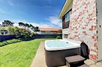 Ocean-view home - private hot tub, outdoor shower, dog-friendly - walk to beach