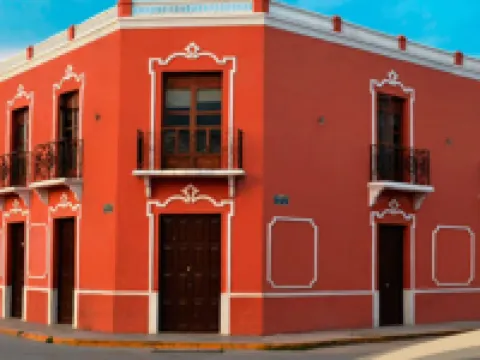 Restaurante del Hotel Plaza Yucatán Hoteles en Ticul