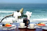 The Pink Lodge on the Beach