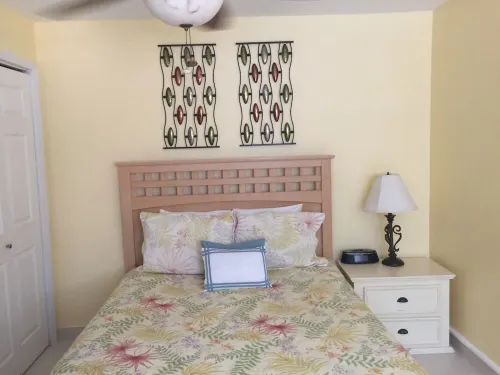 View of the Breezy Palms Waterfront Villa and infinity pool