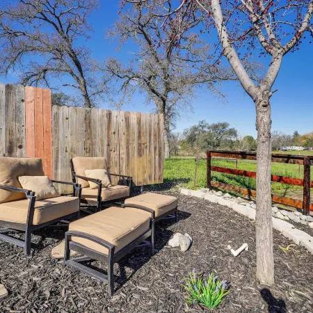 Covered Patio: Lincoln Vacation Rental!