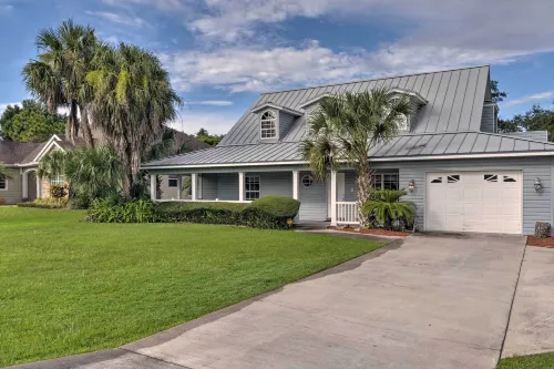 Waterfront Lake Placid Home w/ Dock & Fire Pit - 3-Star