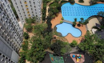 Tranquil Designed and Homey 2Br at Springlake Summarecon Bekasi Apartment