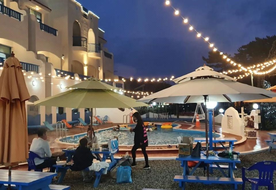 삼척 그라시아 리조트의 아름다운 바다 전망 또는 수영장