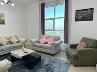 Cozy 2-bedroom apartment in pleasant Ajman with AC, WiFi