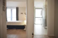 Apartment with large living and kitchen in the center of Brindisi with parking space