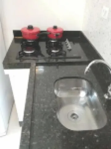 Studio with air conditioning. Canto Forte/PRAIA GRANDE/SP