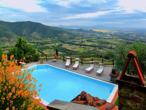 Villa in Tuscany with Pool and Valley Views