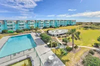 Walk to Beach Ocean-View Atlantic Beach Condo! - parking