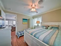 Steps to Pirate Beach: Galveston Home w/ Deck! Hotels near West End