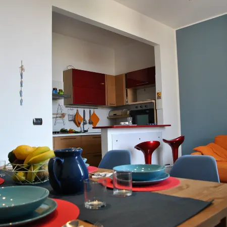 Air-Conditioned Apartment in the Center of Formia 400 Meters from the Station