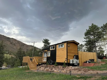 Tiny House in the Big Mountains with Hot Tub & EV Charger!  Near CO Springs!