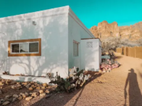 Casita at base of the Superstition Mountains. Unbelievable hiking and views.