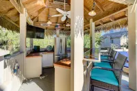 2nd Row luxury home with pool, tiki bar, private beach boardwalk- 30 Knotts Way