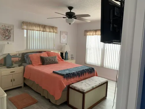 Waterfront single home rental with private lanai, heated pool, and hot tub!