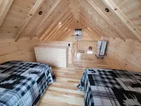 Luxury Custom Built Cabin in Jackman with Direct Trail Access for Powersports Hotels in Jackman