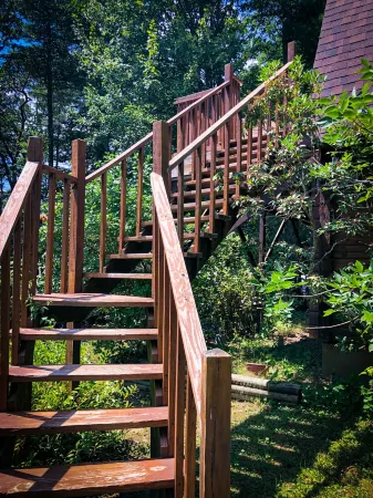 Cozy Loft Cabin high above Bashakill Wildlife Refuge