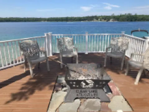 Beautiful Up North Lake Front Home on All Sports Clear Lake with BOAT Rental!