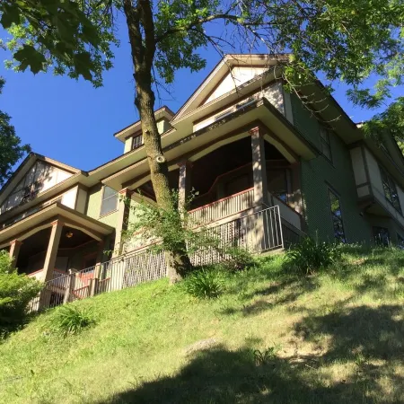 Restored 1906 3-Bedroom Townhouse Overlooking the Mississippi River Unit #1.
