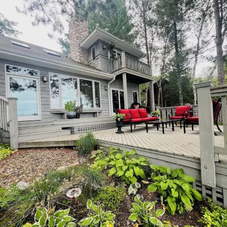 Crosslake House on Whitefish Chain w/3 King Beds, Dock, LilyPad, Sup