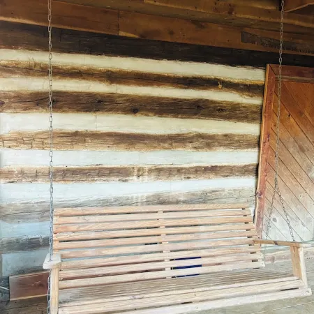Fully restored cabin, 150 years old, nestled on Lookout Creek Farms