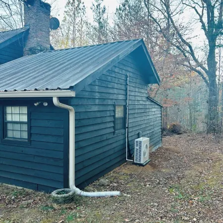 Fully restored cabin, 150 years old, nestled on Lookout Creek Farms