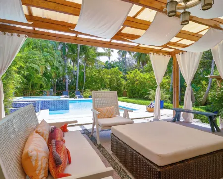 Beach Villa in El Portillo Sleeps 12 Hotels in El Limon