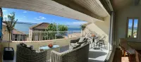 Lagoon and sea views from the heart of the village of Bages between Narbonne and Collioure