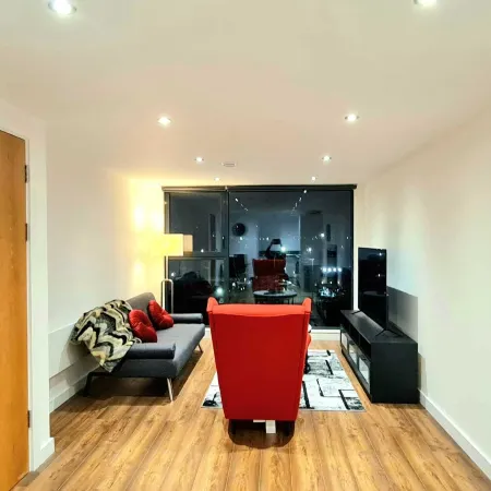 1-Bedroom Aprt in Salford- FreeParking- Sleeps3