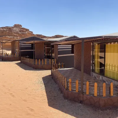 Glamping at Wadi Rum under the Sun Hotels near Desert Bedouin Adventure