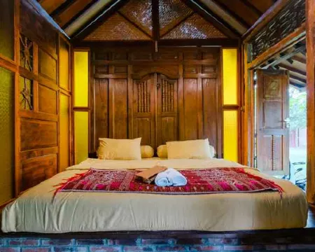 Ethnic Room at Omah Limasan by Omah Bungah Hotels in Pakem