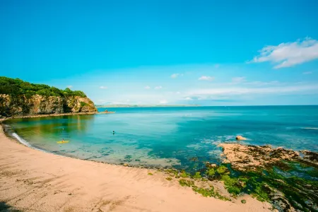 Two story cottage with magnificent sea views across St Austell Bay towards Fowey