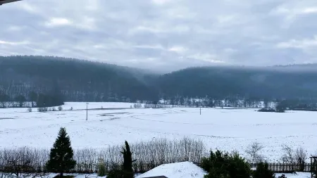 Beautiful vacation apartment in a quiet location with a view of the Rhön.