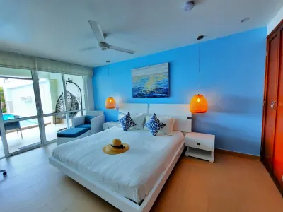 Magnificient Beach Villa Sol y Mar with Pool on the beach near Cartagena Các khách sạn ở 