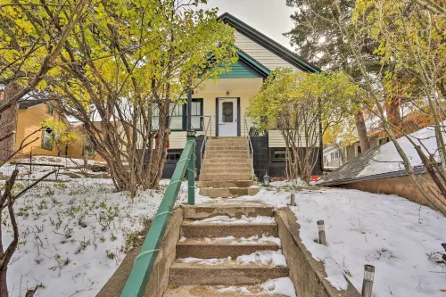 Mountain-View Lead Home w/ Patio + Fire Pit! - parking