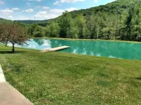 Located in the Finger Lakes a cabin in the country w/ trails & fishing