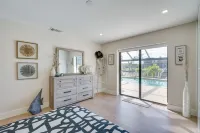 Poolside Oasis w/ Boat Dock! Cape Coral Retreat - parking