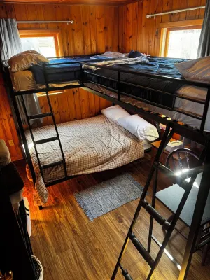 Red Cabin Retreat on Island Lake - Perfect for Fishing & Wildlife Lovers