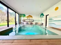 New villa Indoor pool 18pers Hotel dekat Green Village - Camping Seagreen