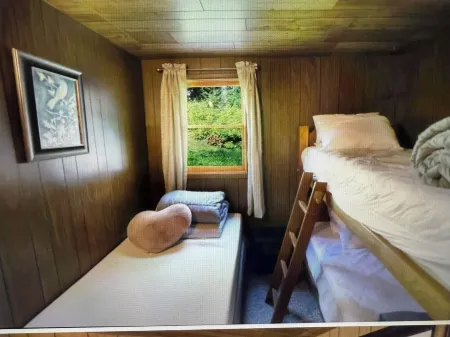 Charming 2-bedroom cottage lake property with two piers, kayaks and fire pit!