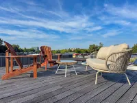 Stylish Water Villa with Private Roof Terrace & AC