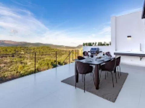 Villa in Búger with Rooftop Pool & Scenic Views