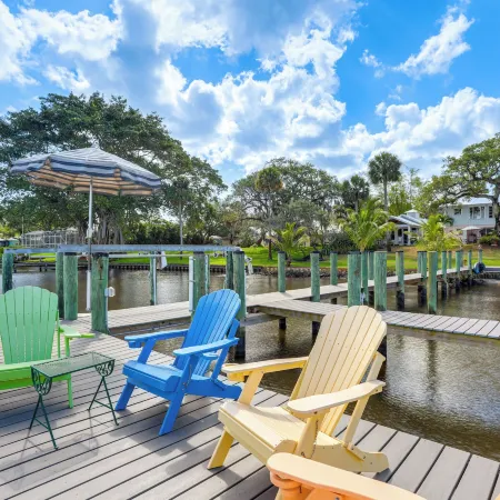 Waterfront Stuart Oasis w/ Hot Tub & Dock! Hotels in Stuart