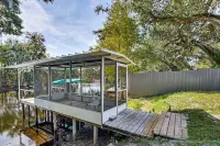 Riverfront Floral City Stay w/ Dock & Hot Tub!