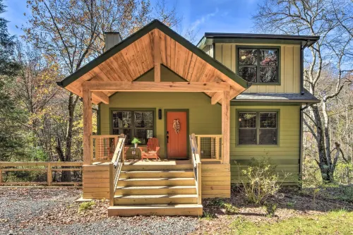 Creekside Craftsman Retreat in North GA Mountains! - parking