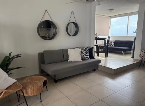 Studio with marvelous view in San Juan, PR-beachfront at Condado, AC, WiFi, Pool