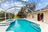 Sunny Home With Private Heated Pool, Pool Spa, Fireplace, Patio, Grill, W/d, AC - balcony